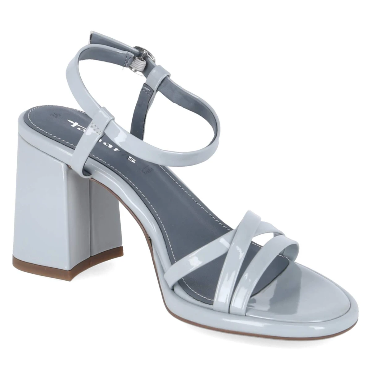 Sandaletten - LIGHT BLUE PATENT