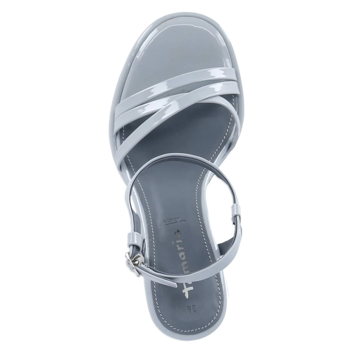 Sandaletten - LIGHT BLUE PATENT