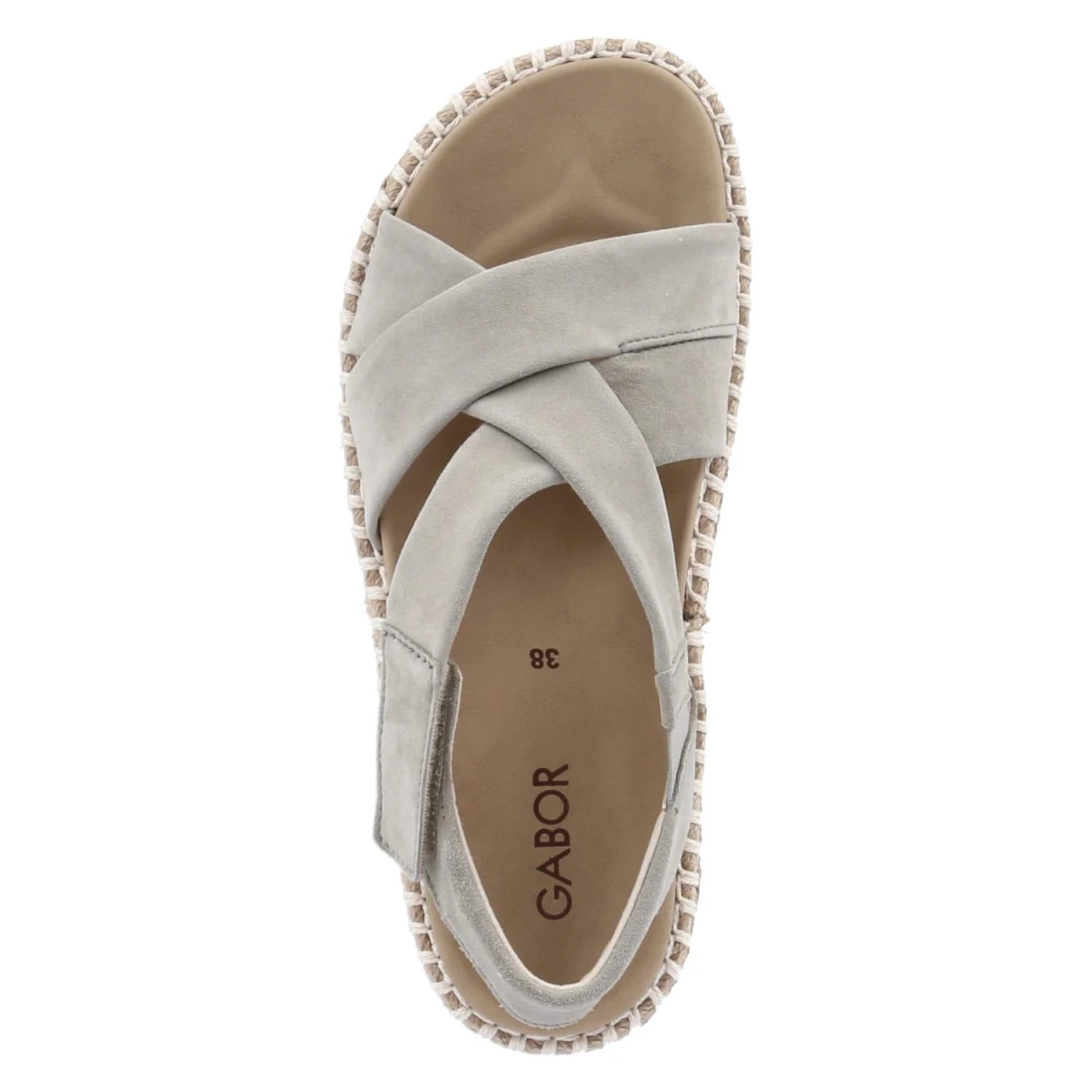 Espadrilles-Sandalen - schilf