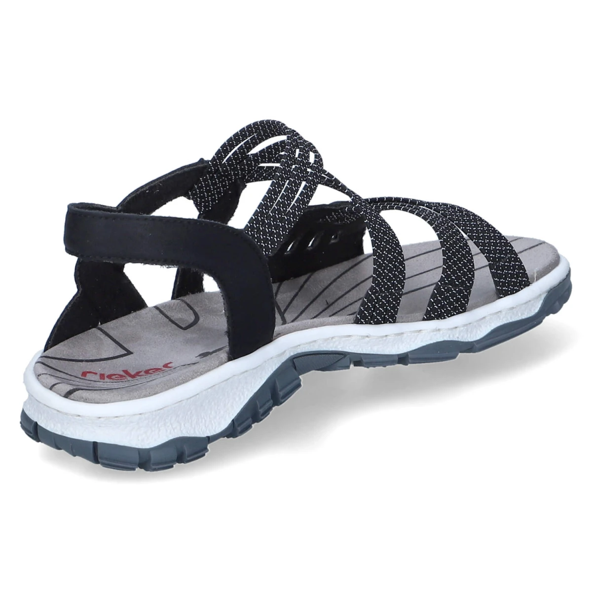 Riemchensandalen - SCHWARZ