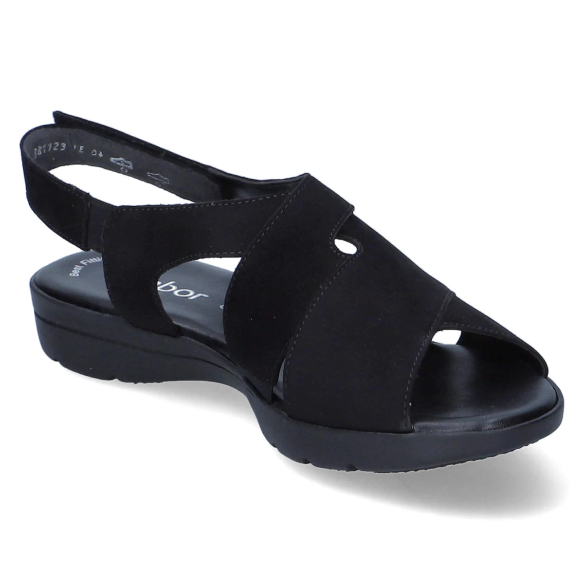 Sandalen - schwarz (uni)