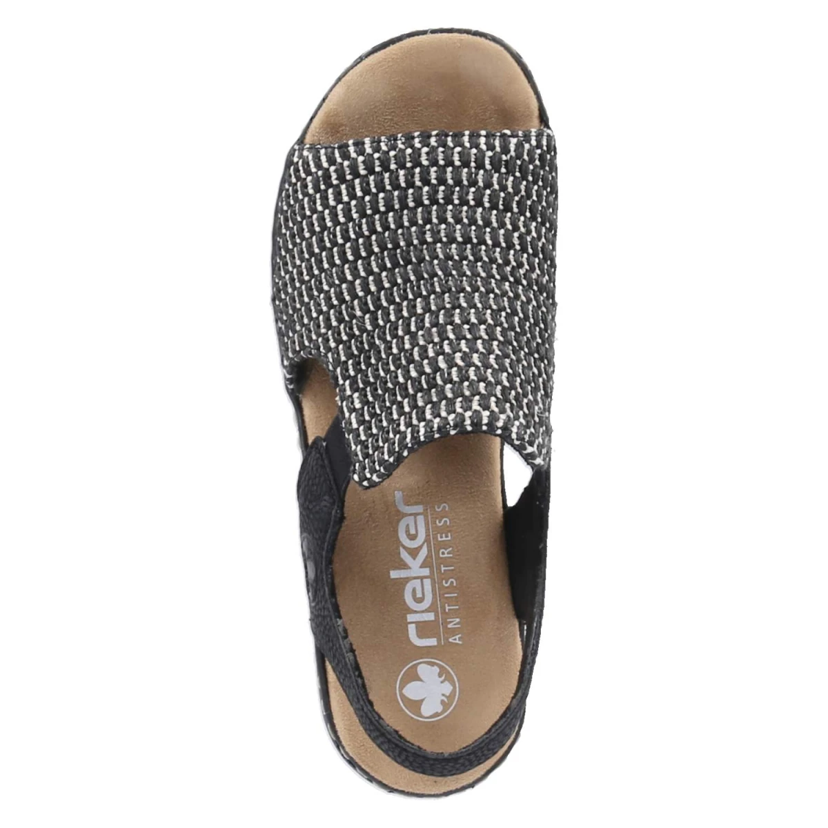 Sandalen - schwarz Kombi
