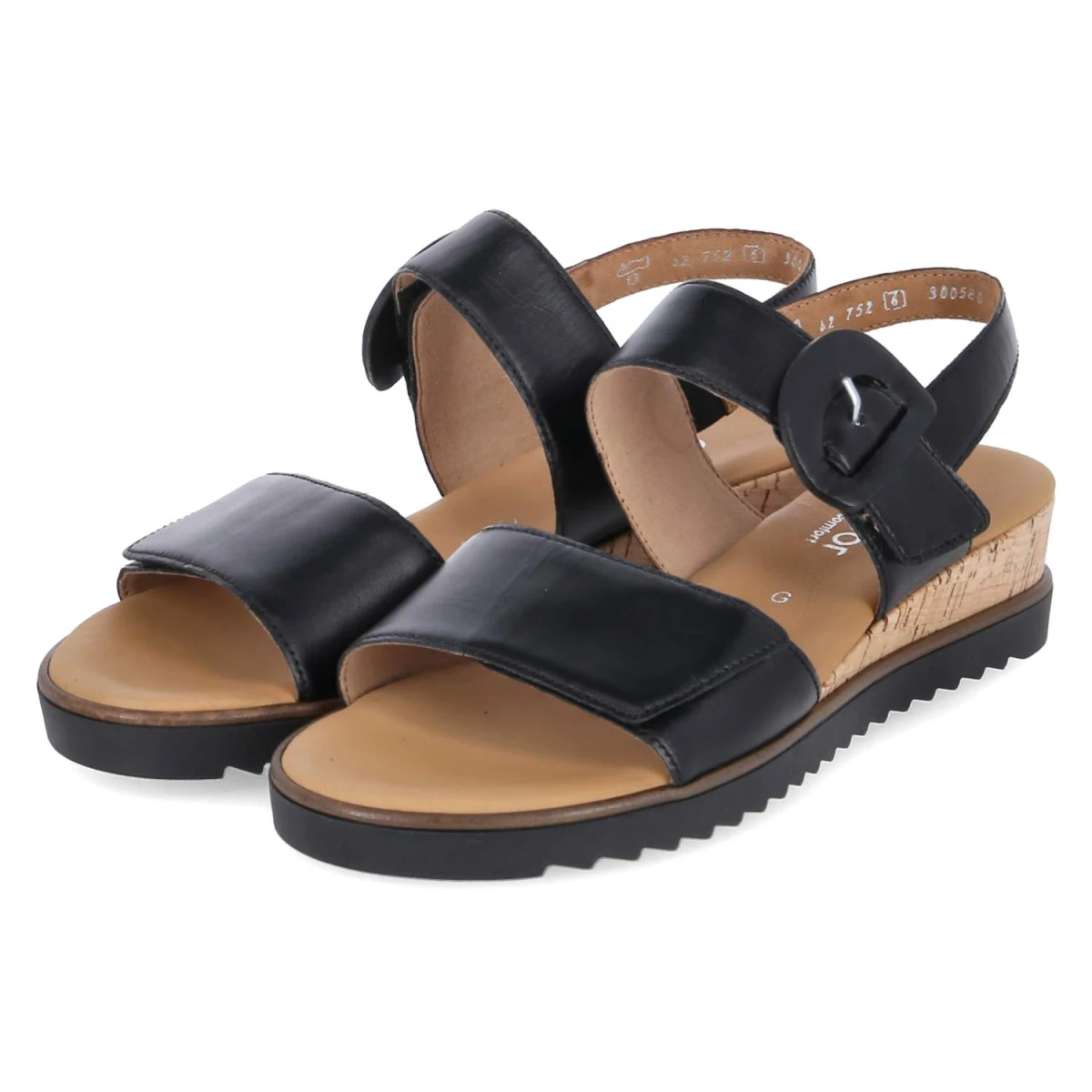 Keilsandalen - schwarz(Kork/schw)