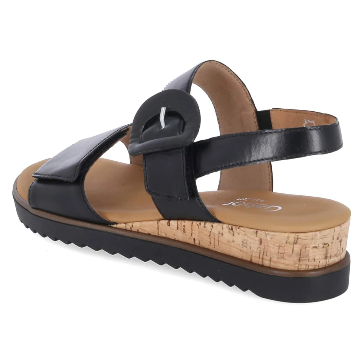 Keilsandalen - schwarz(Kork/schw)