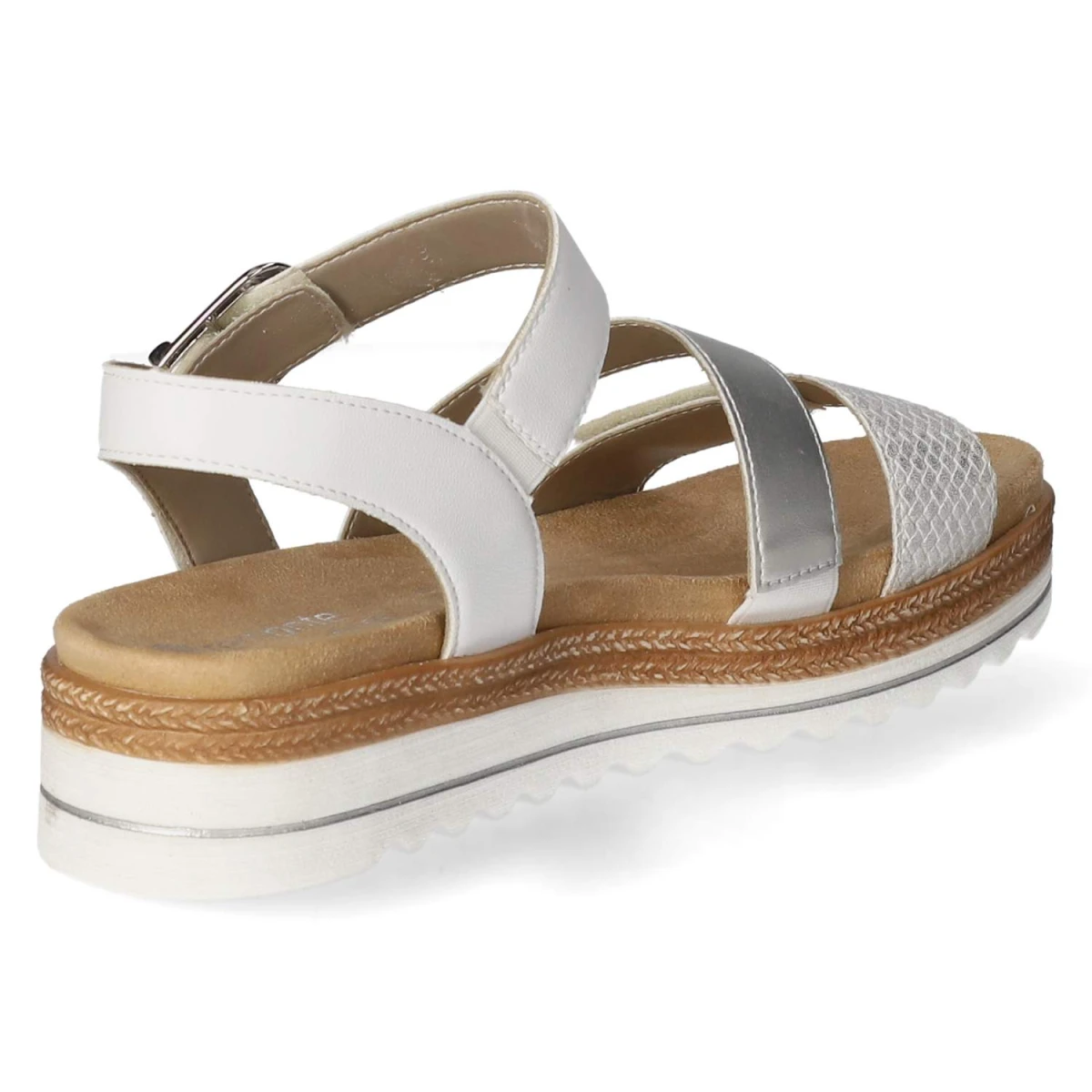 Sandalen - silber/platin