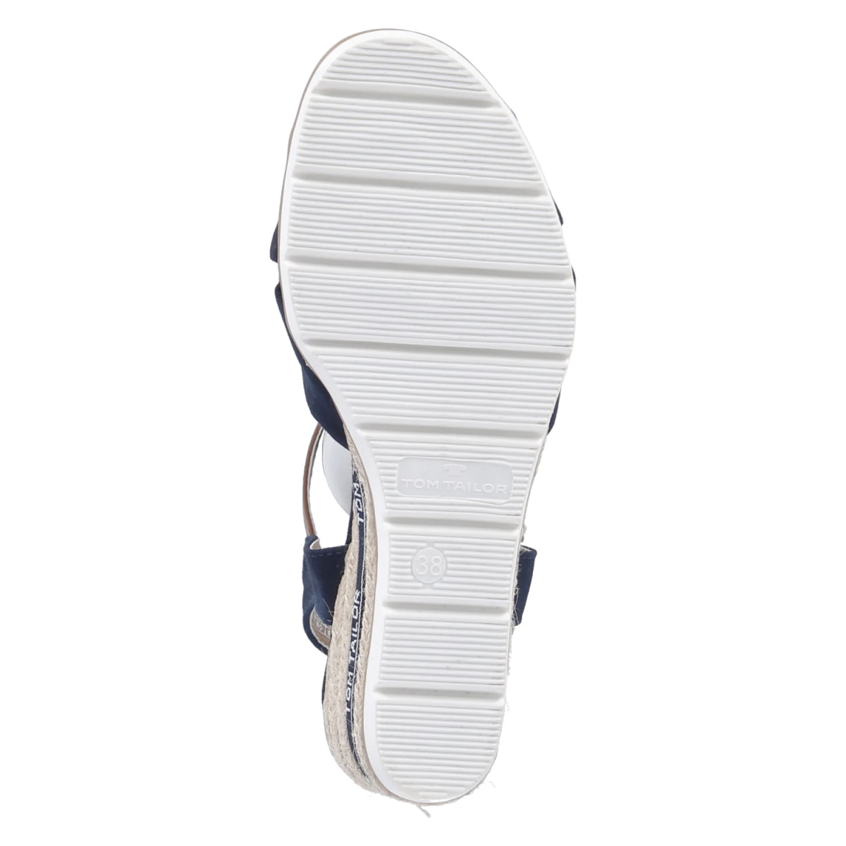 Keilsandaletten - navy