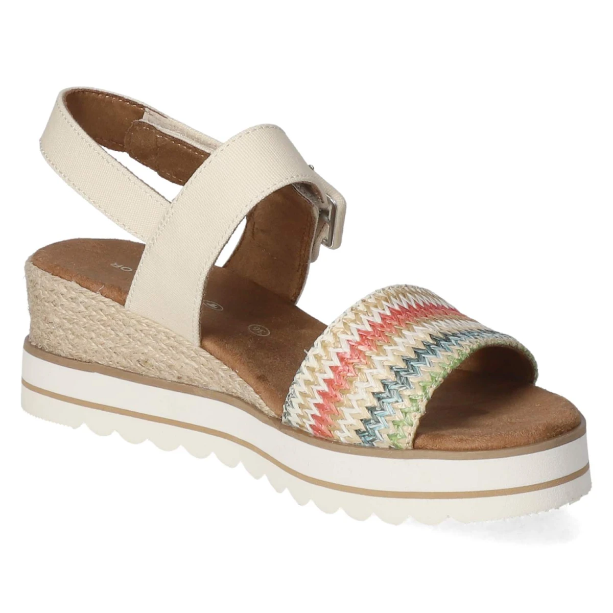 Keilsandaletten - rose-multi