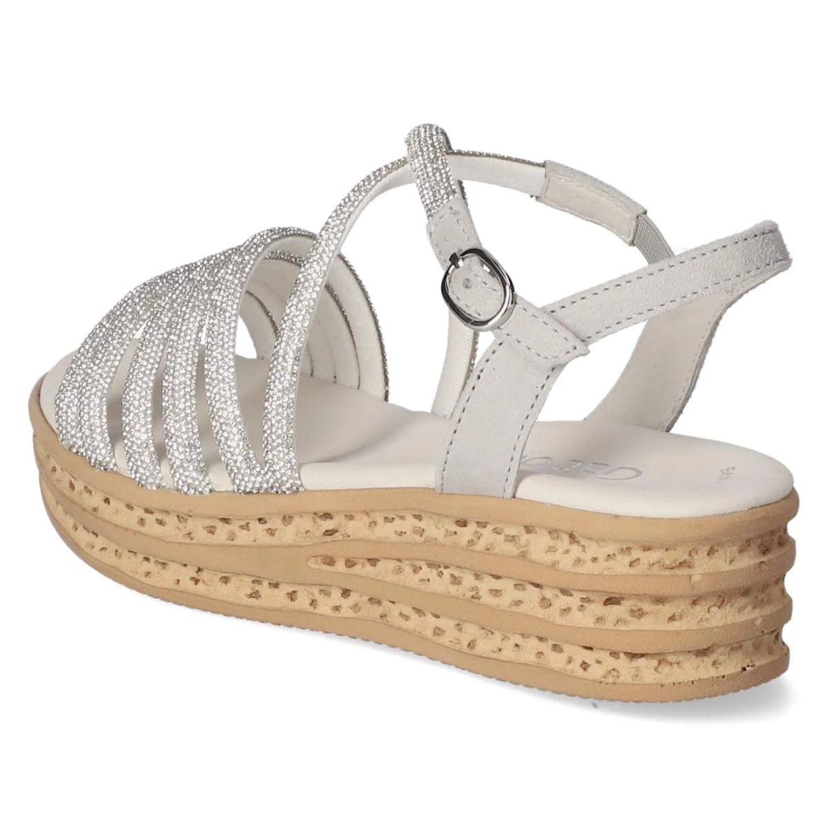 Sandaletten - silber/light grey