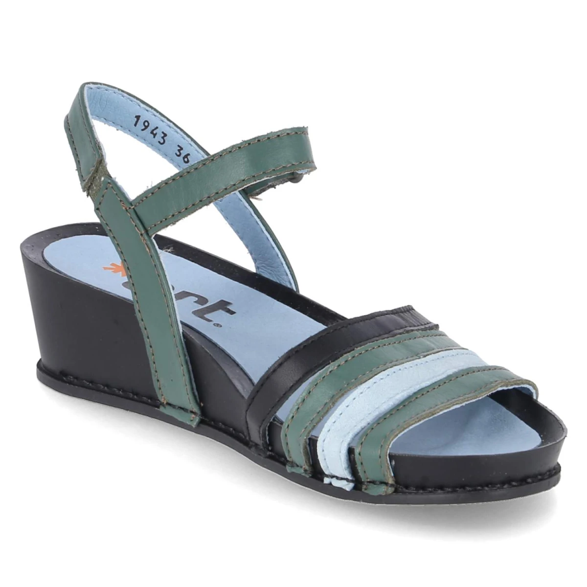 Keilsandaletten I IMAGINE - Multi foliage-black