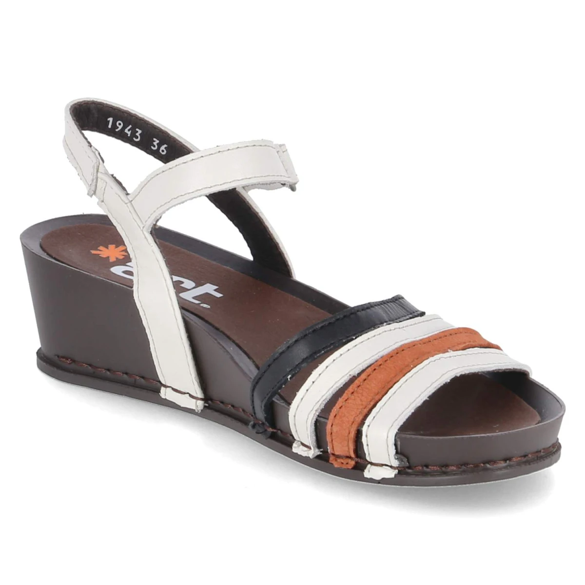 Keilsandaletten I IMAGINE - multi cream-black