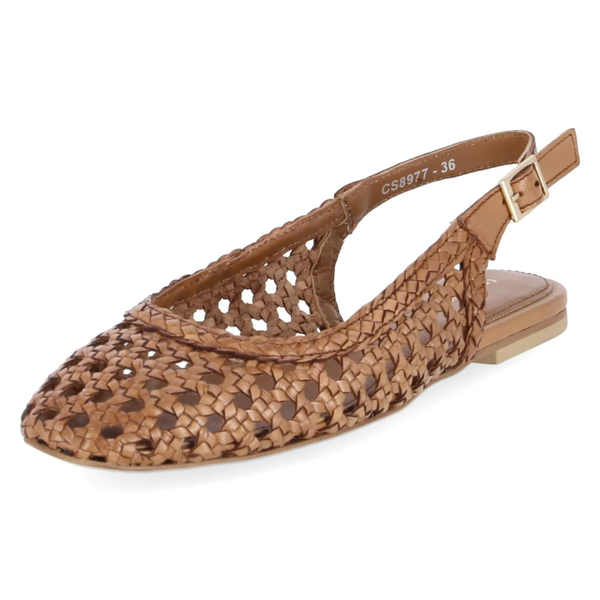 Slingballerinas - cognac