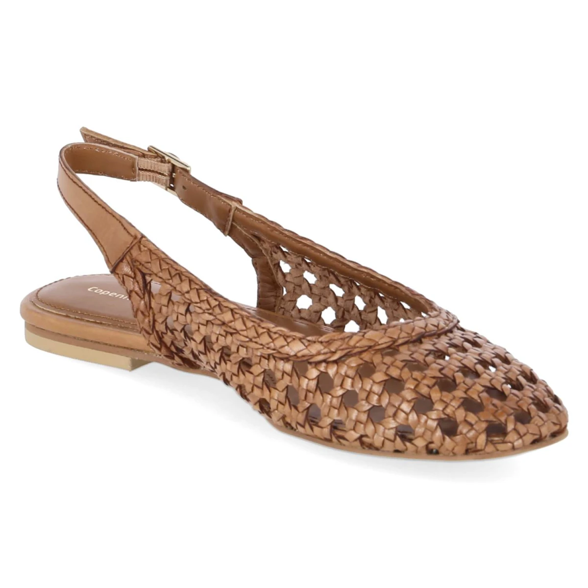 Slingballerinas - cognac