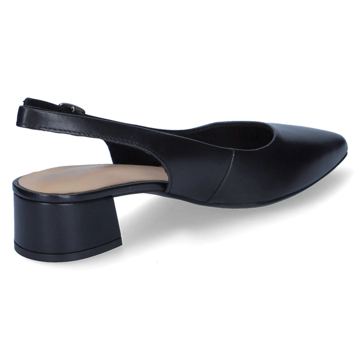 Slingpumps - BLACK LEATHER