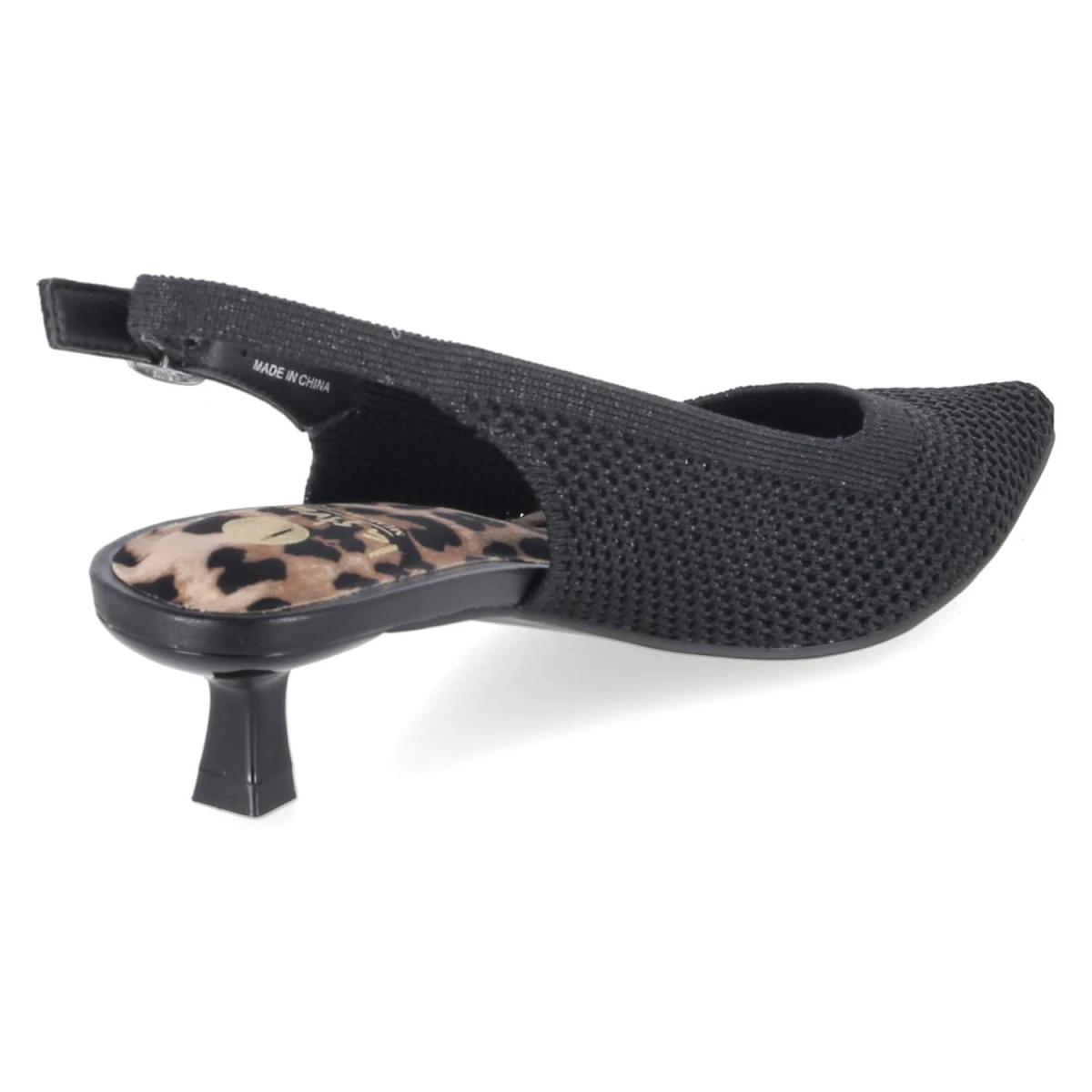 Slingpumps - black/silver