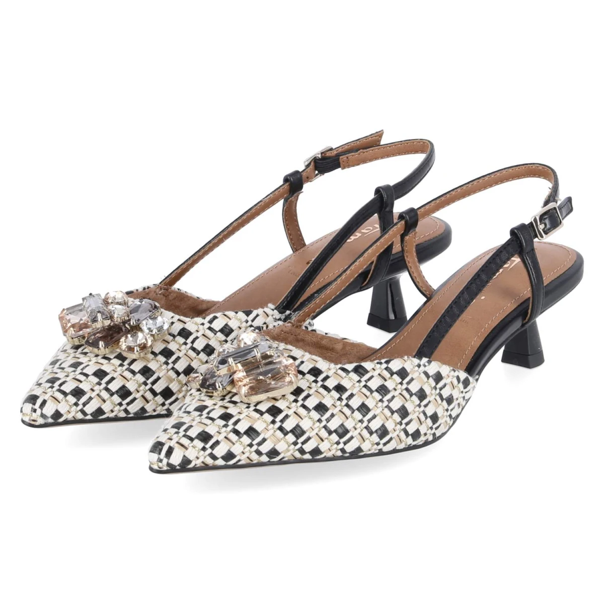 Slingpumps - BLACK COMB