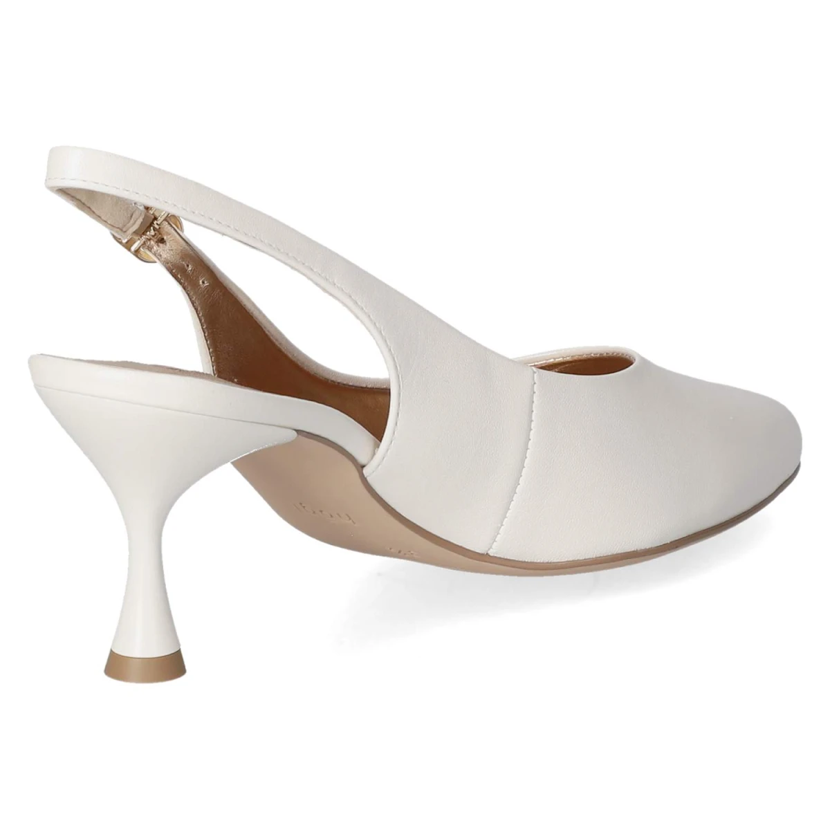 Slingpumps - perlweiß