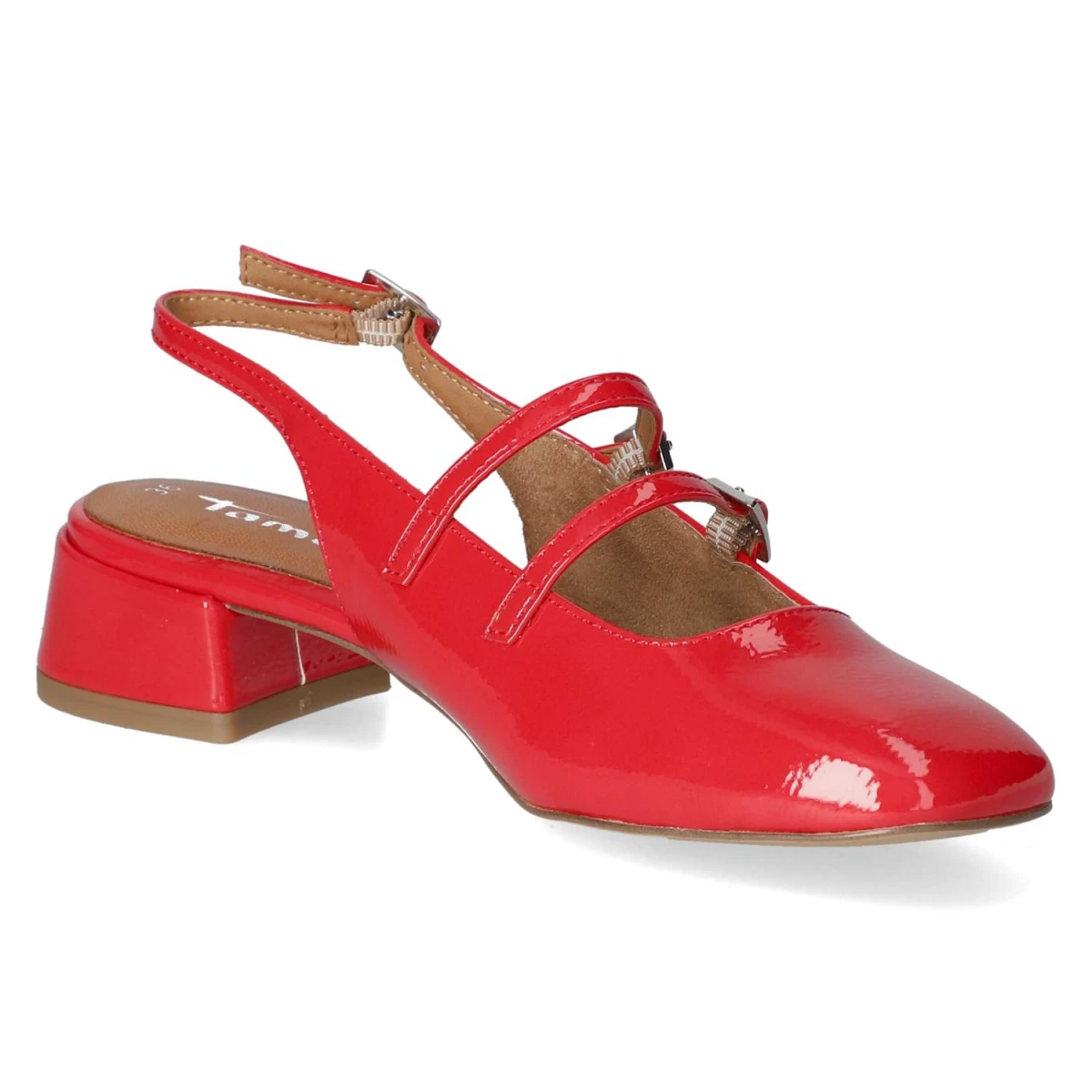 Slingpumps - RED PATENT