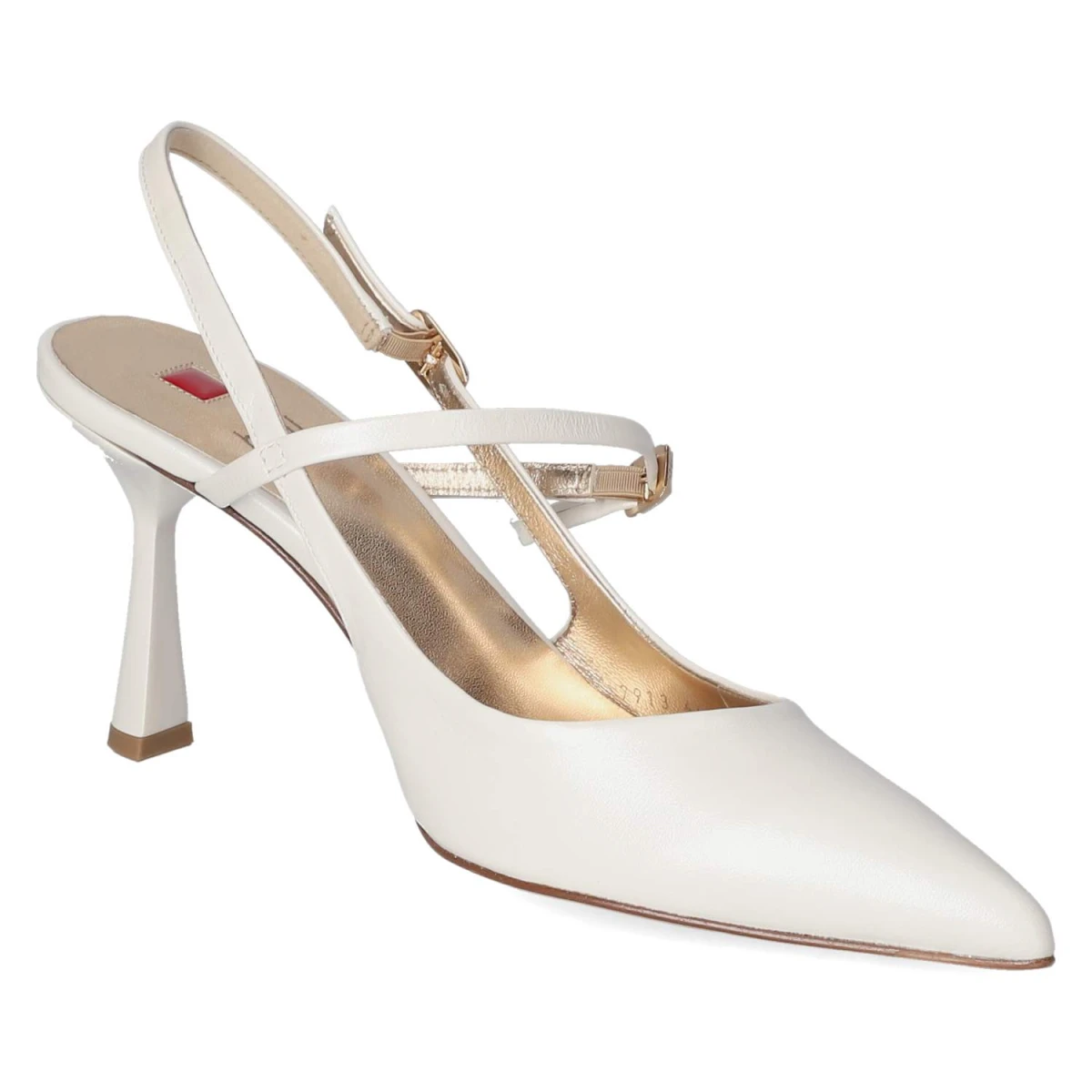 Slingpumps - perlweiß