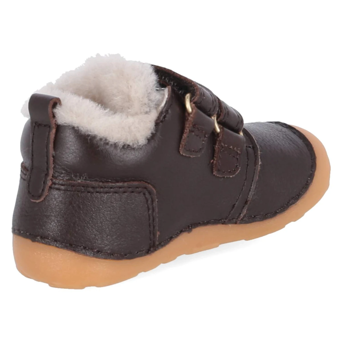 Barfuß-Klettschuhe CARTER LAMB BAREFOOT - dark brown