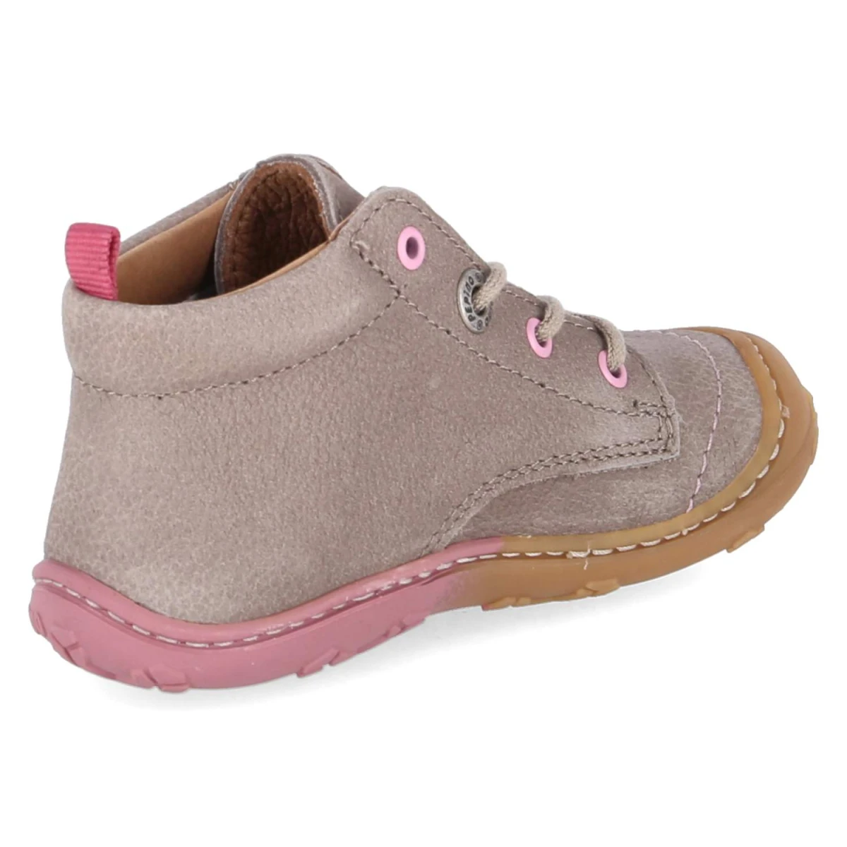 Schnürschuhe JUBY - kies/rosa