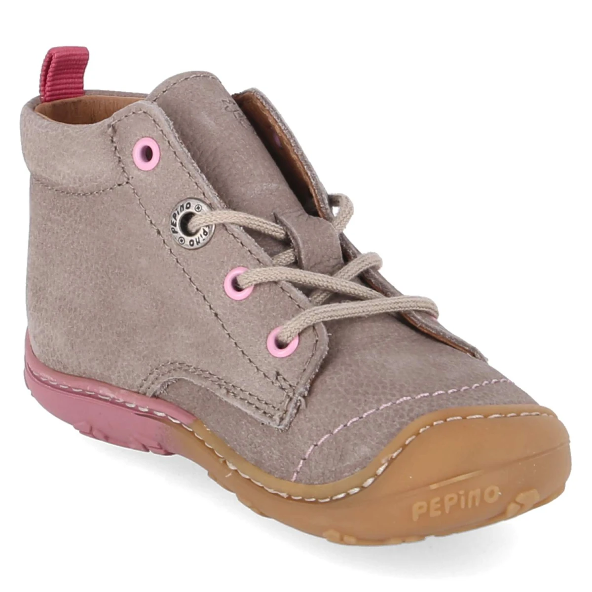 Schnürschuhe JUBY - kies/rosa