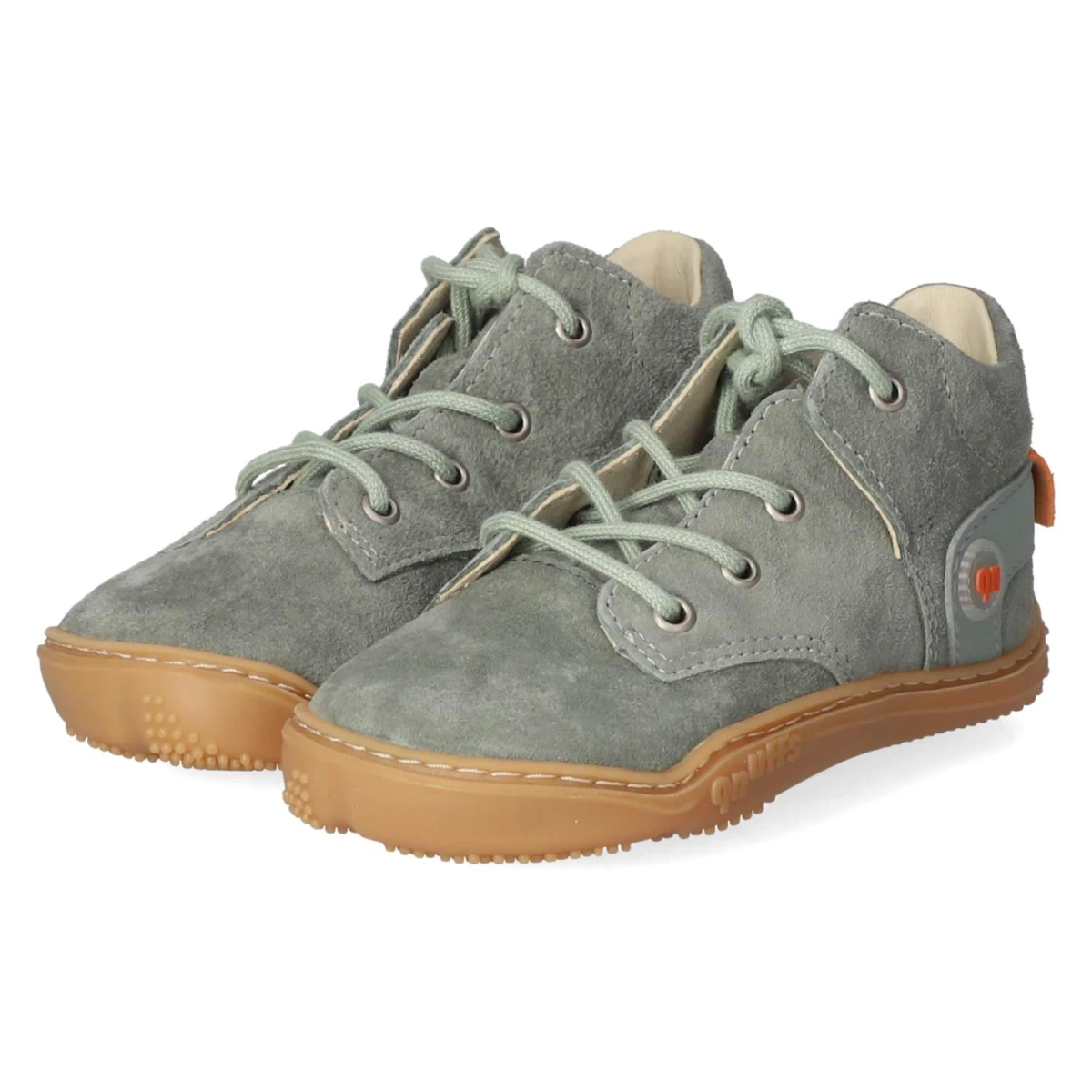 Barfußschuhe BIRKE - salbei/orange