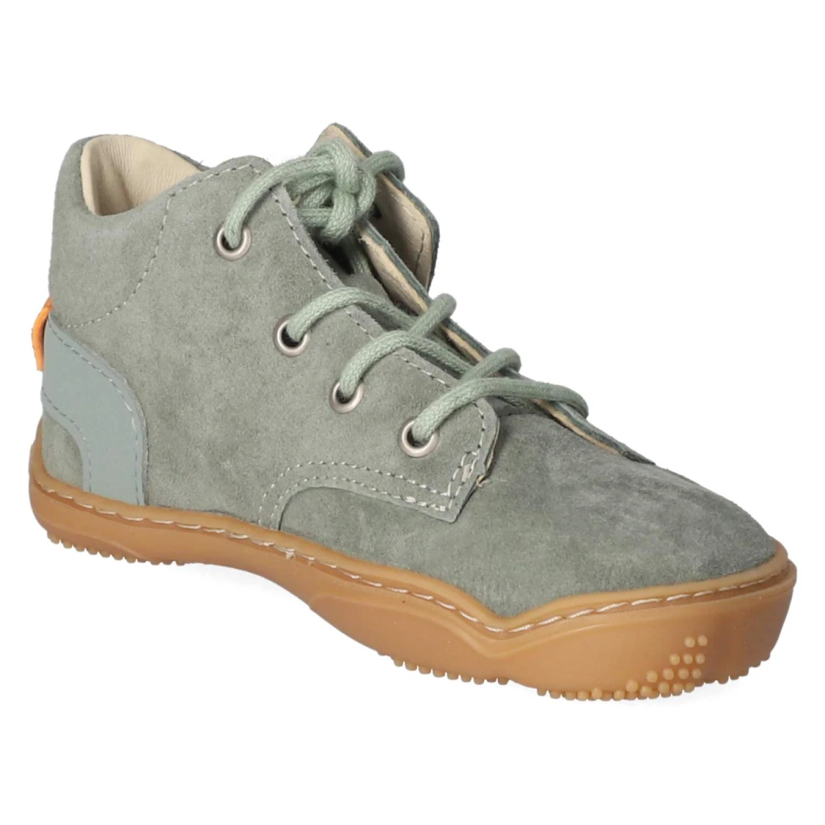 Barfußschuhe BIRKE - salbei/orange