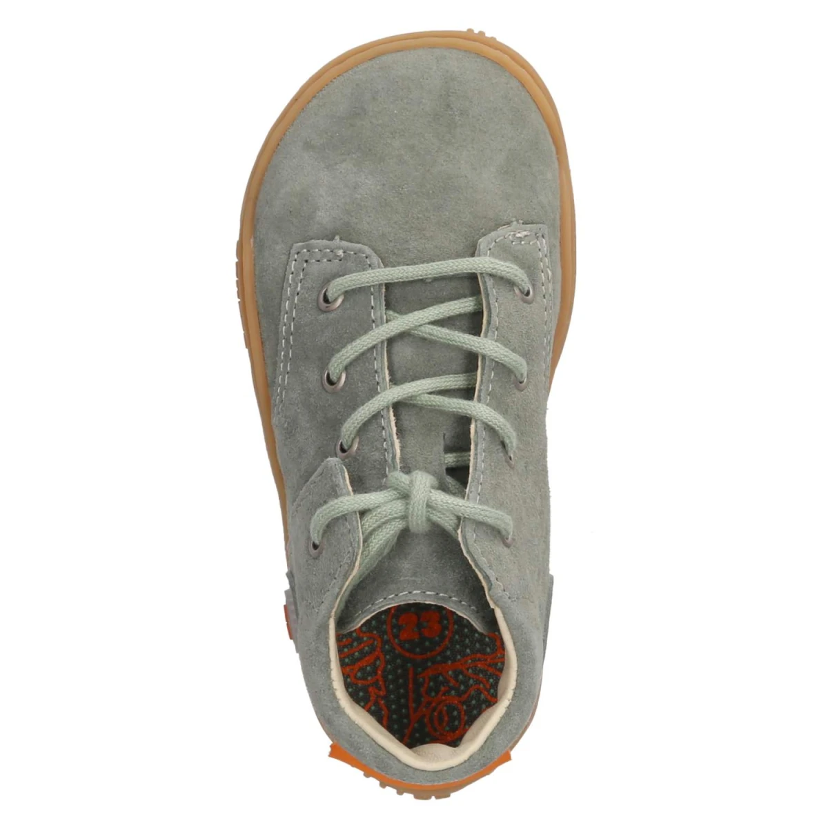 Barfußschuhe BIRKE - salbei/orange