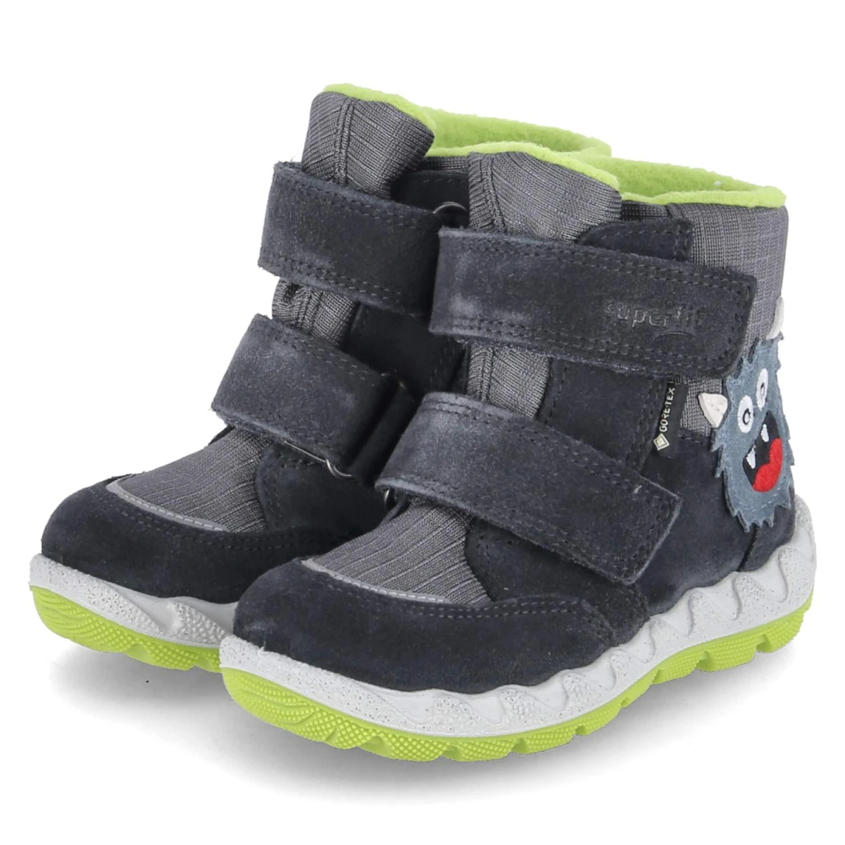 Winterstiefeletten ICEBIRD - GRAU/HELLGRÜN
