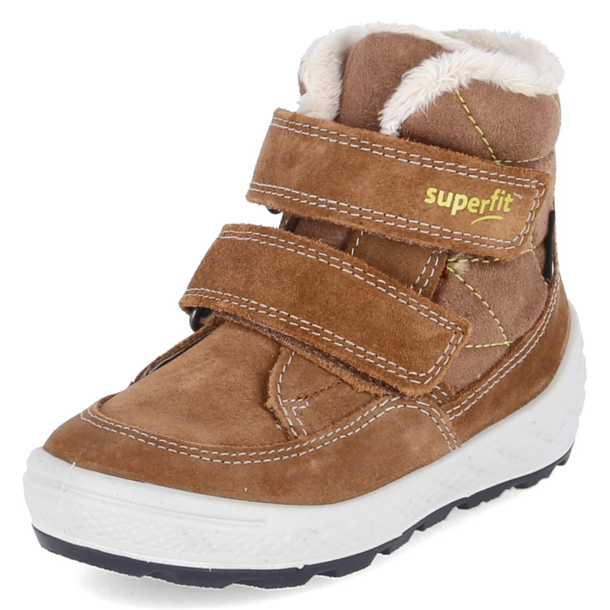 Winterstiefeletten GROOVY - BRAUN/GELB