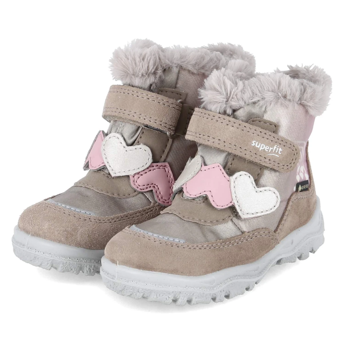 Winterstiefeletten HUSKY - beige/rosa