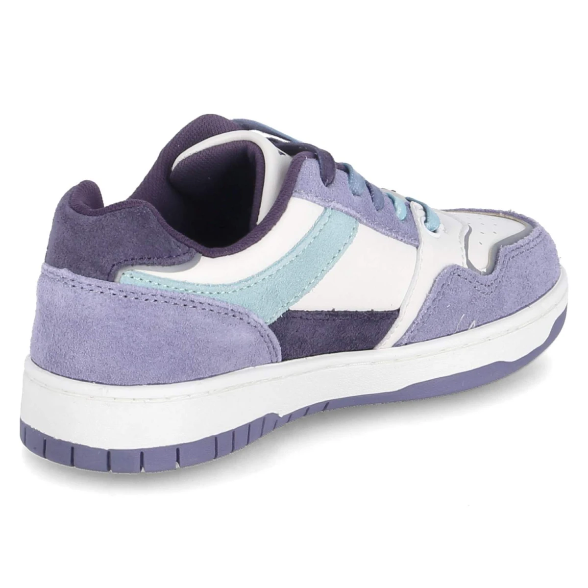 Low Sneaker - purple-white