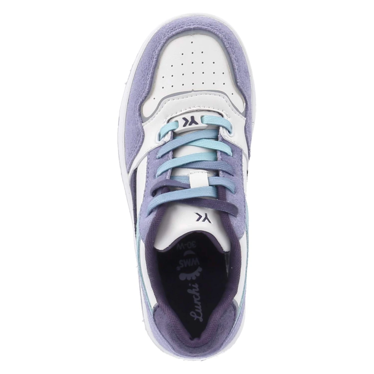 Low Sneaker - purple-white