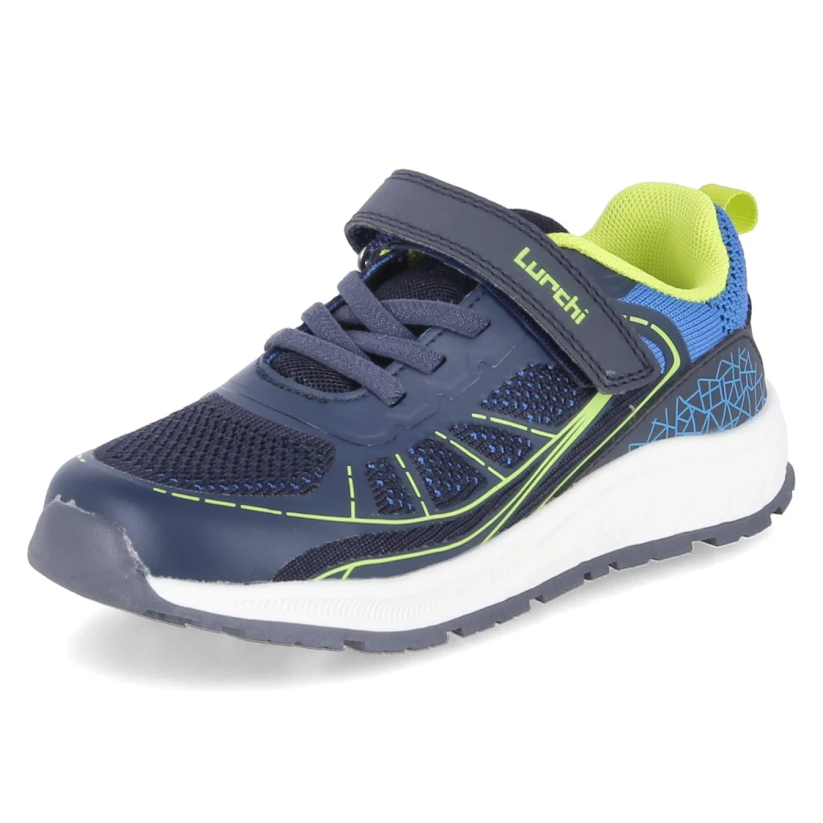 Low Sneaker - navy-lime