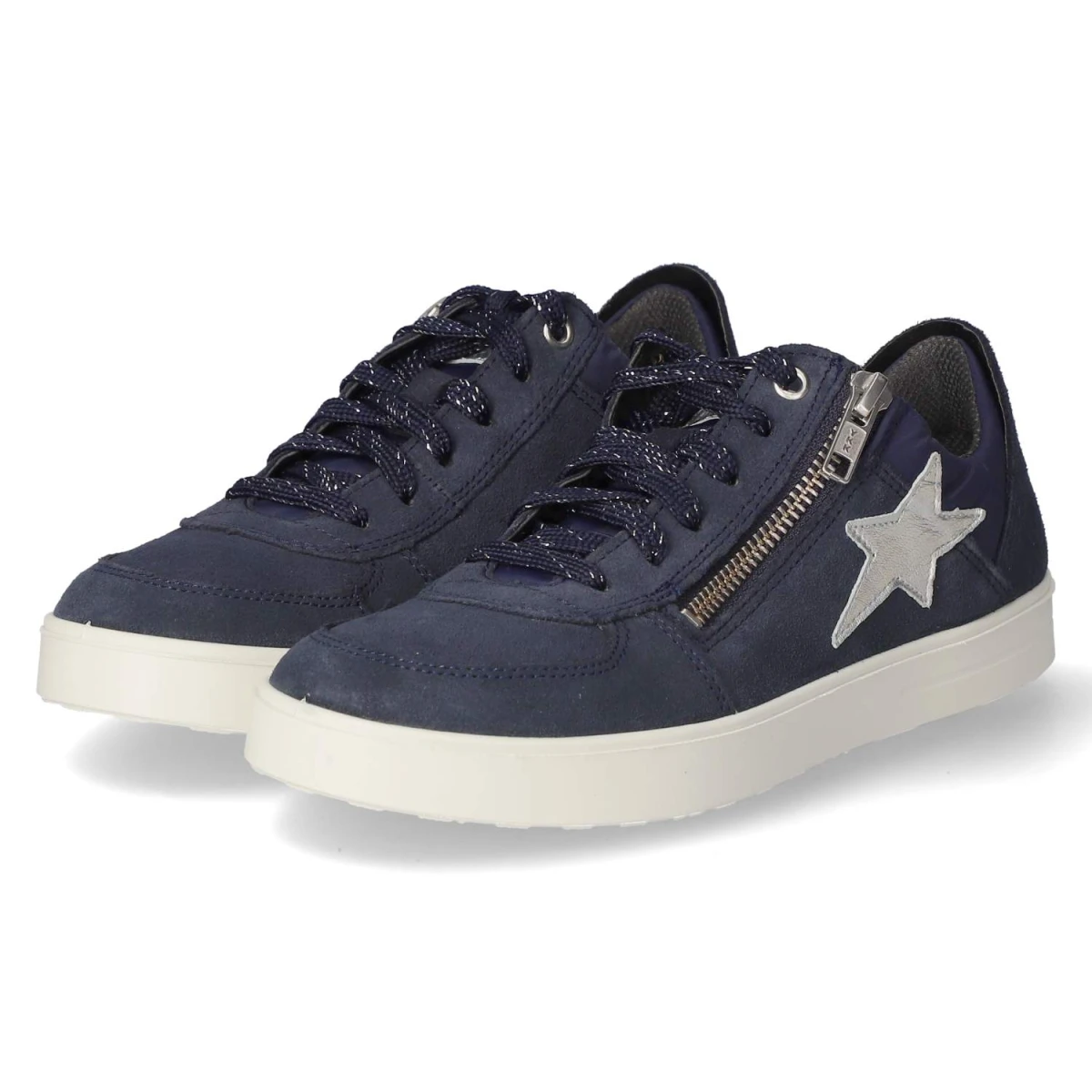 Low Sneaker STELLA - BLAU/SILBER