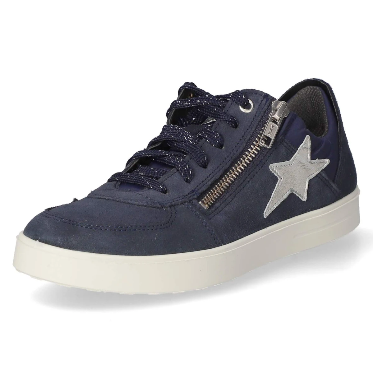 Low Sneaker STELLA - BLAU/SILBER