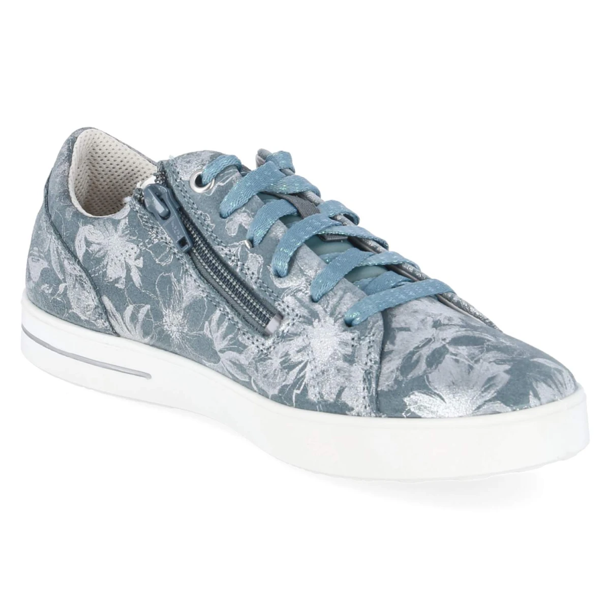 Schnürschuhe STELLA - HELLBLAU/SILBER