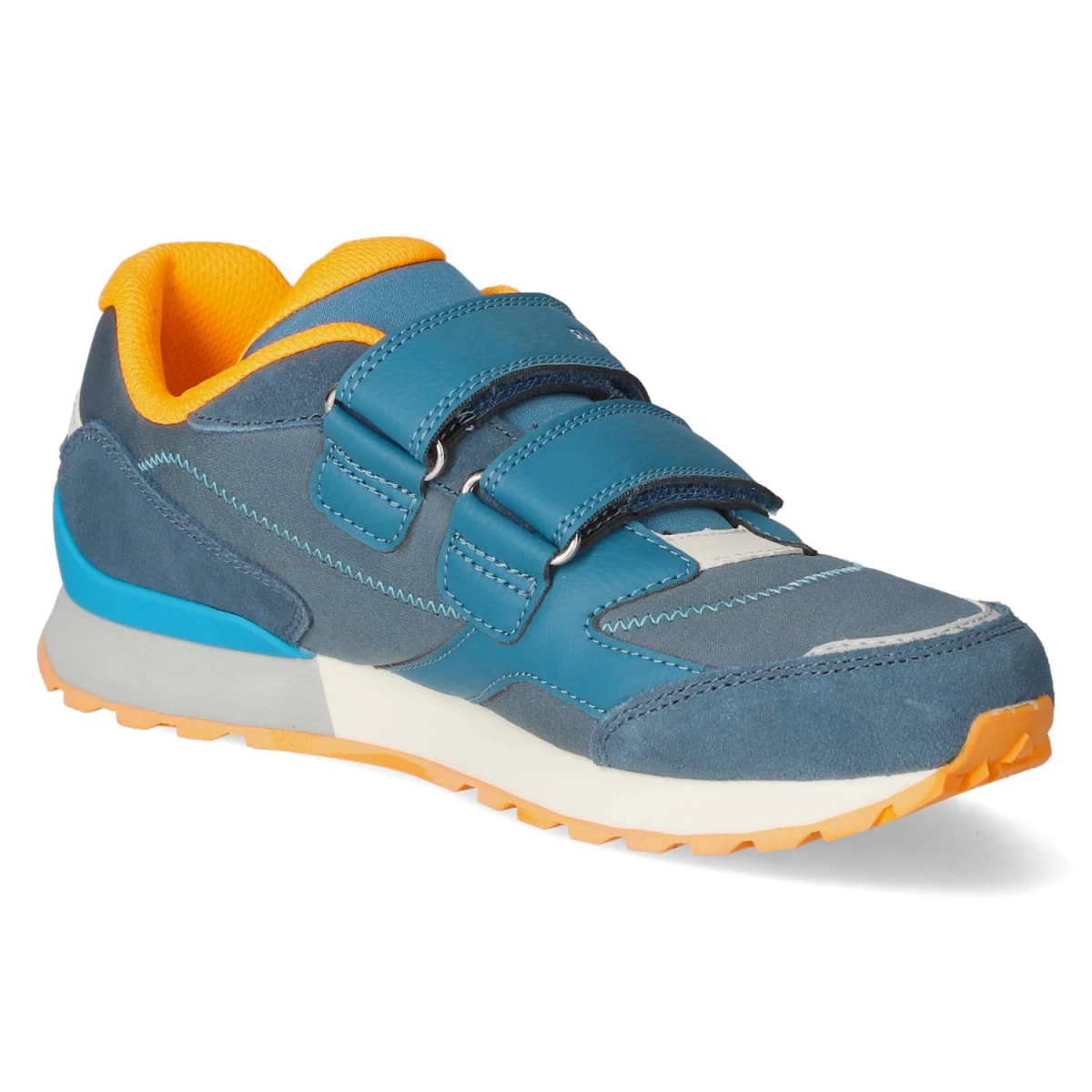 Low Sneaker DASH - BLAU/ORANGE
