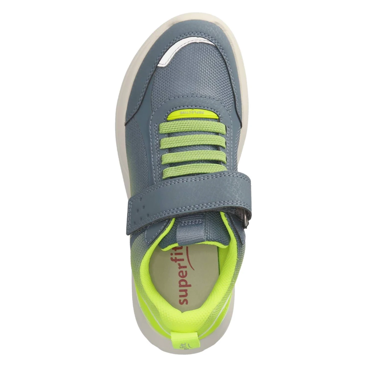 Low Sneaker RUSH - BLAU/GELB