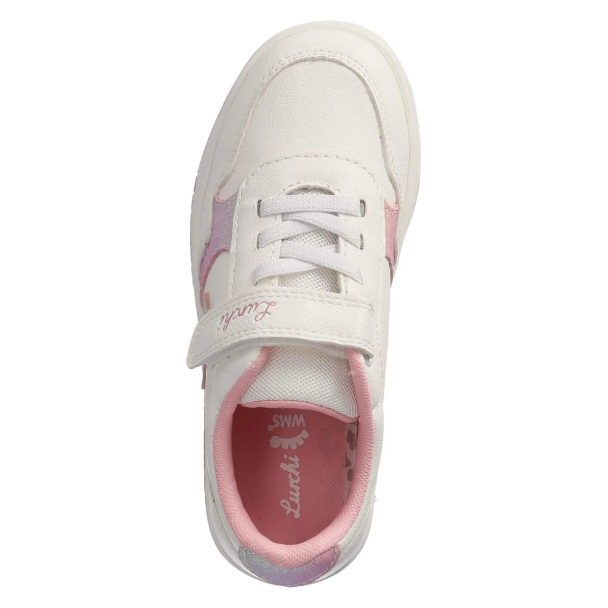 Klettschuhe GESINA - white-rainbow glitter