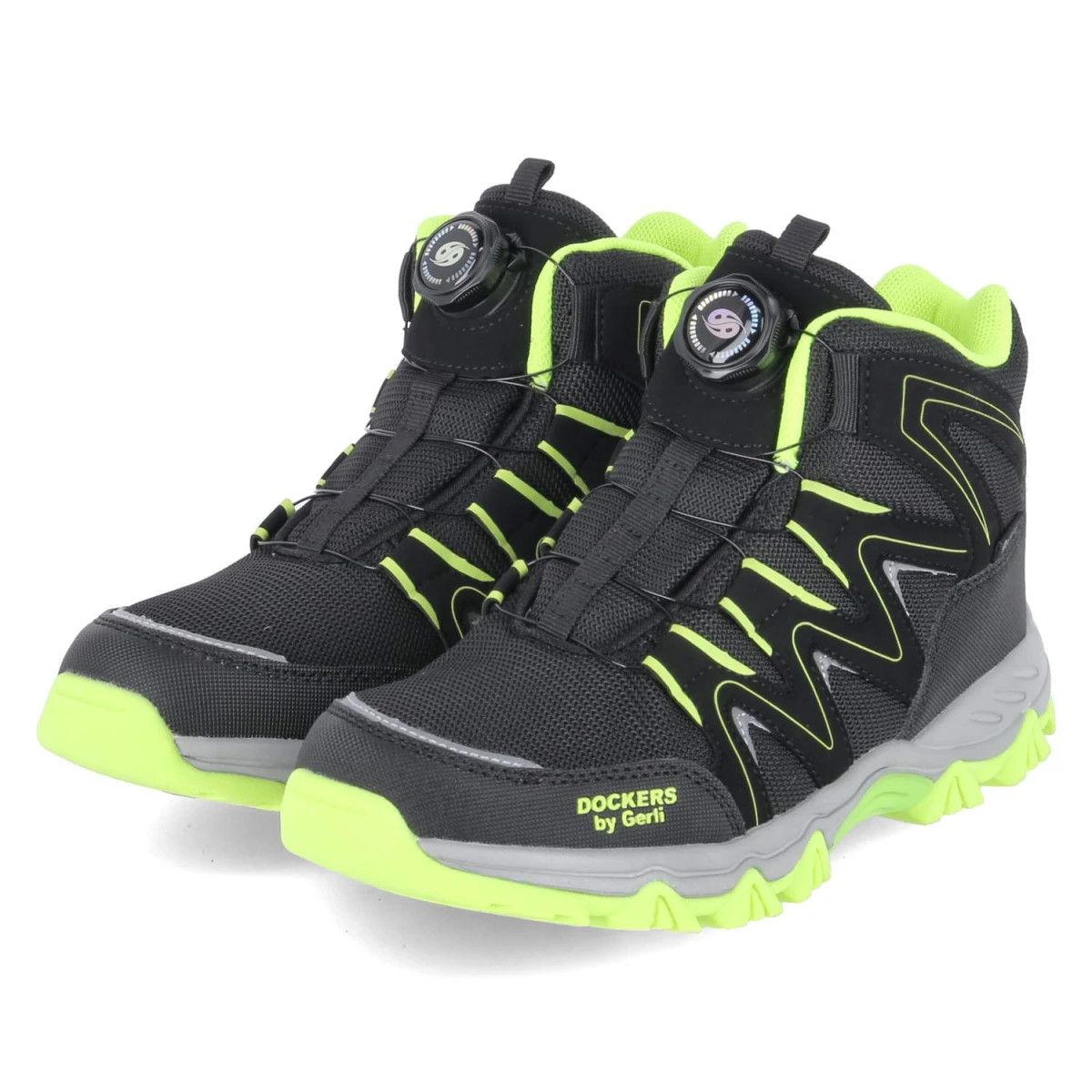 Boots - schwarz/grün