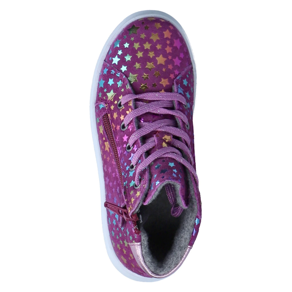 Schnürstiefeletten - magenta/candy