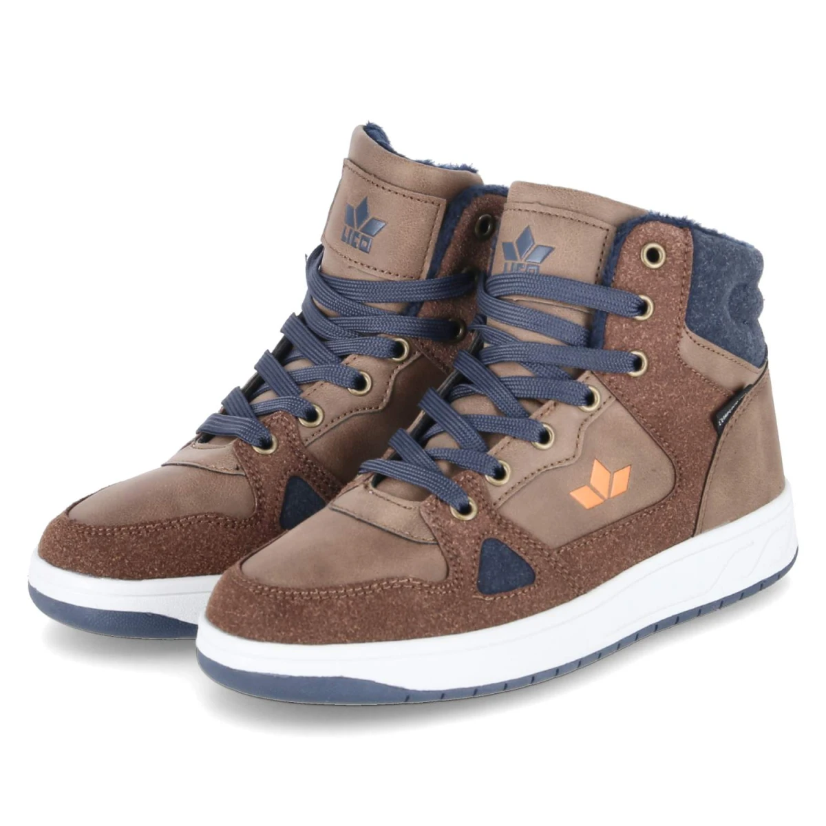 Sneaker COLDEN - braun/marine/orange