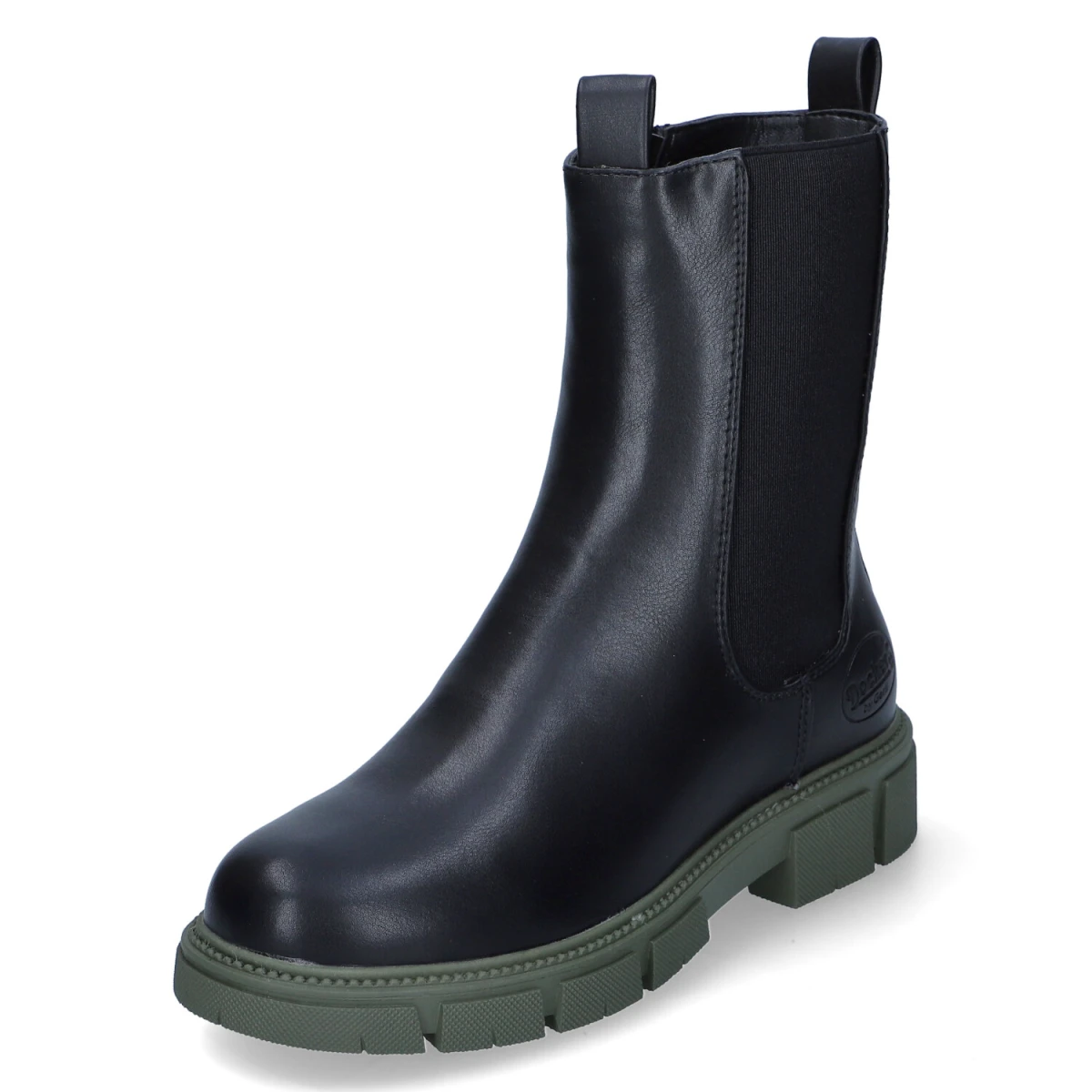 Chelsea Boots - schwarz/khaki