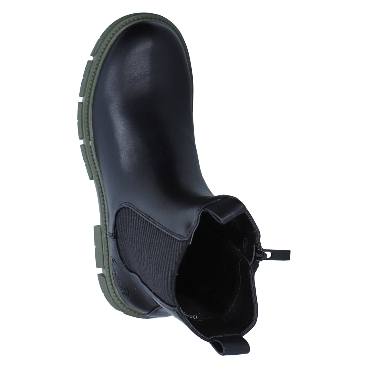 Chelsea Boots - schwarz/khaki