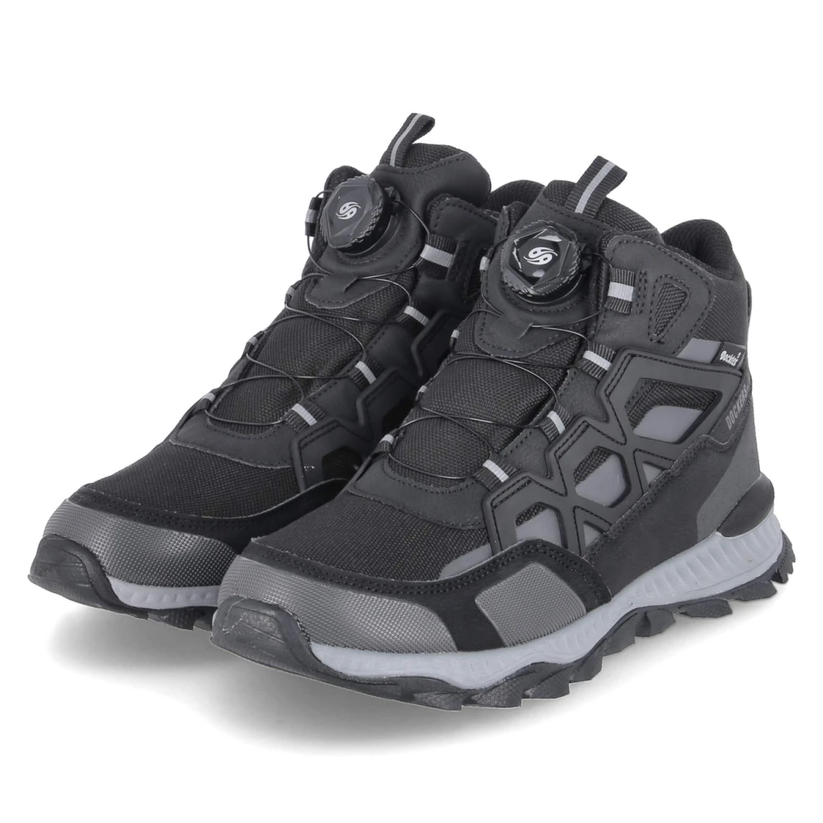 Winterstiefeletten - schwarz/grau