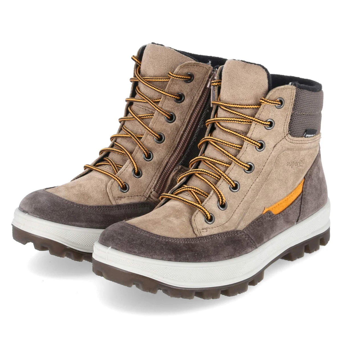 Wintersneaker TEDD - braun/orange