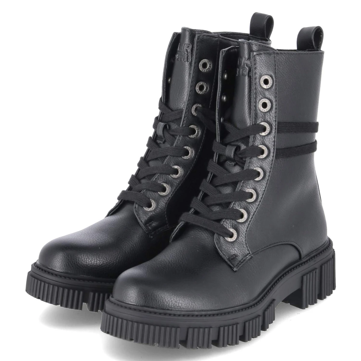 Schnürboots - schwarz