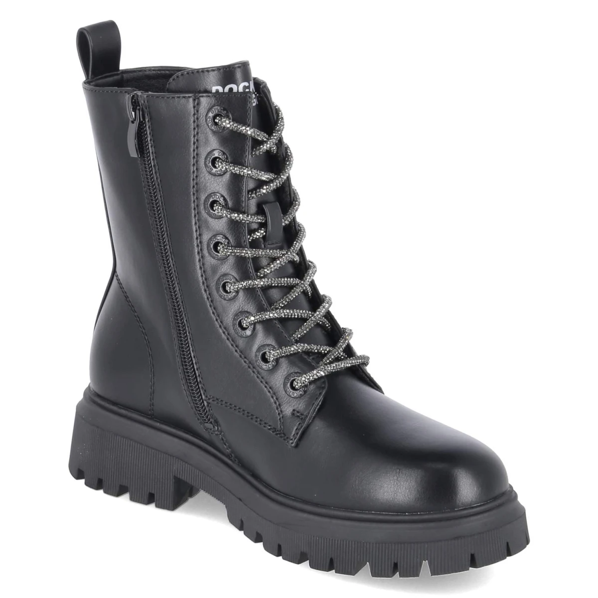 Schnürsboots - schwarz