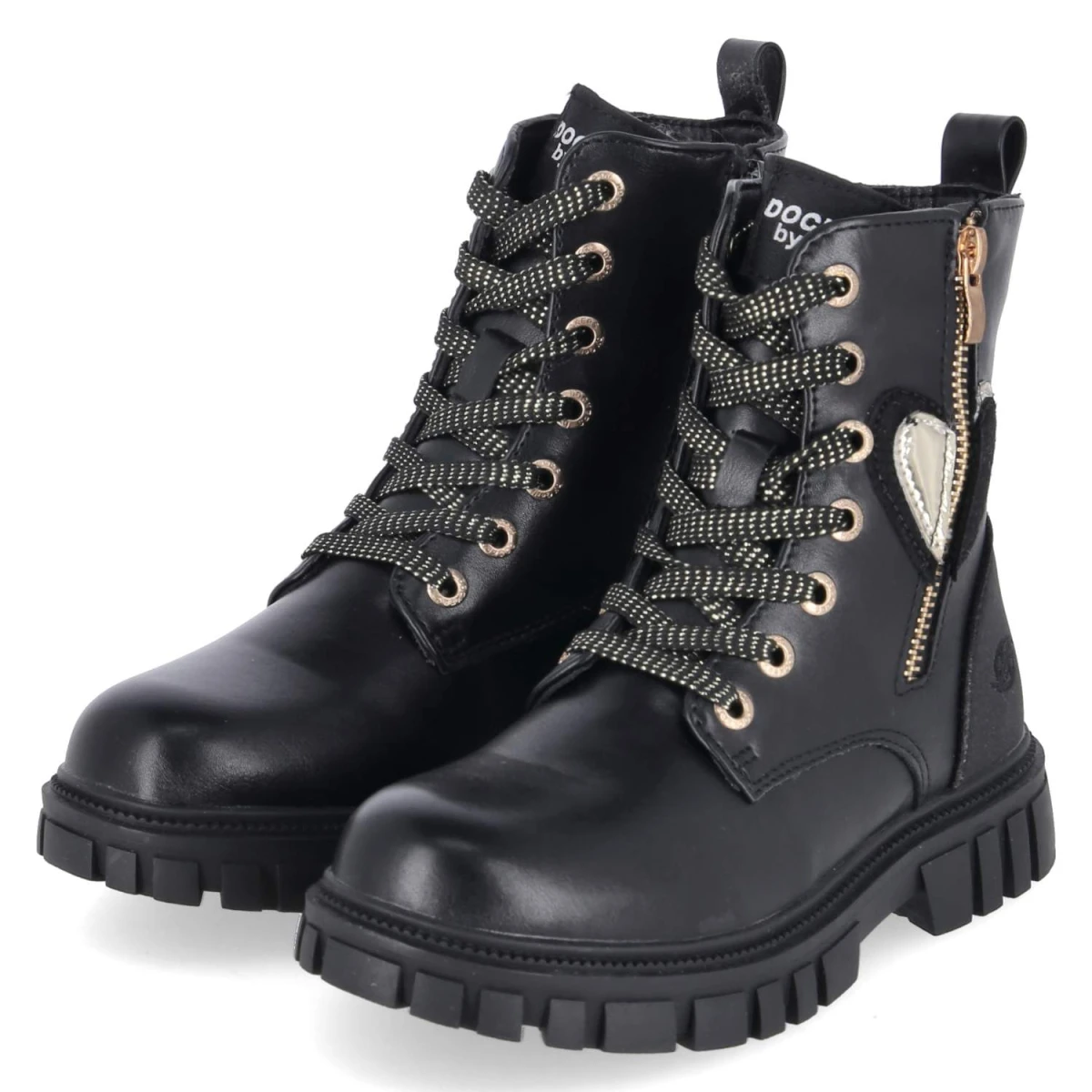 Boots - Schwarz/Gold
